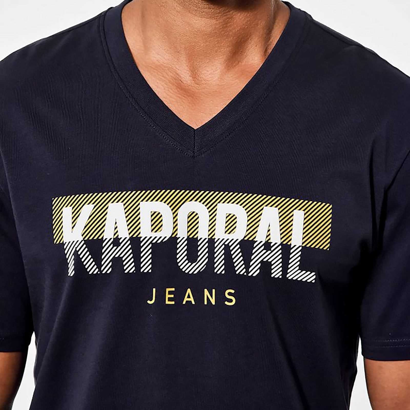T-Shirt Kaporal Robuk manches courtes - Bleu Marine