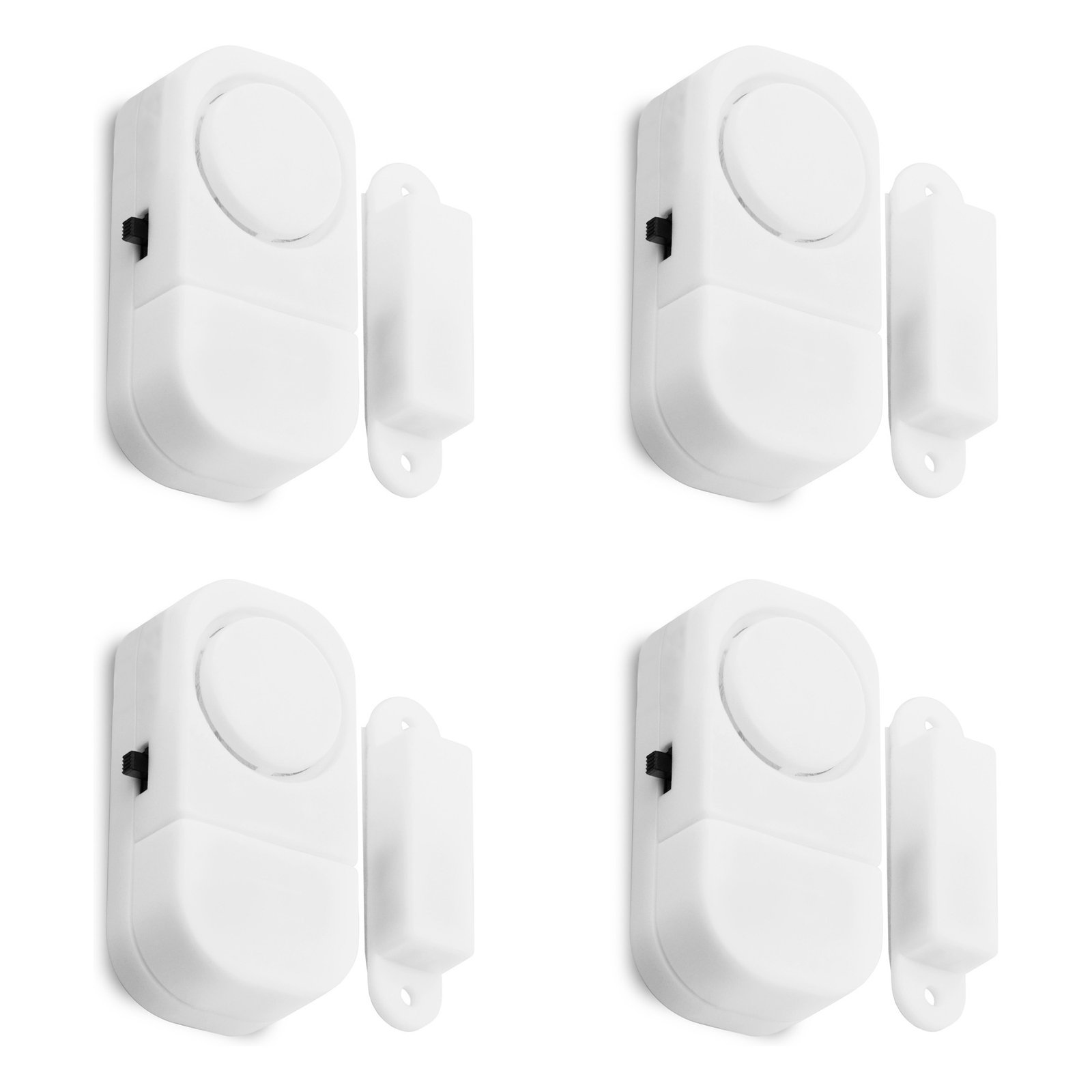 Lot de 4 alarmes pour portes et fenêtres